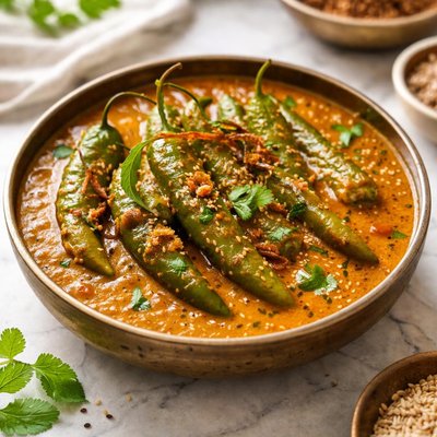 Image of Spicy Hyderabadi Mirchi Ka Salan