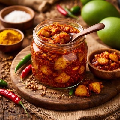 Image of Spicy Indian Mango Pickle