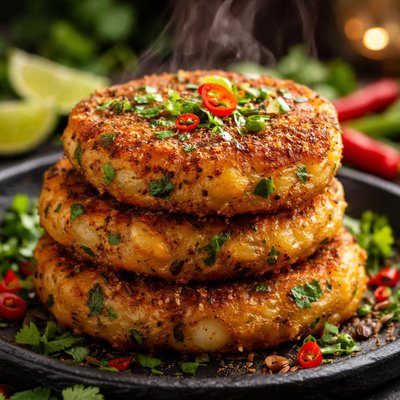 Image of Spicy Indian Potato Cakes