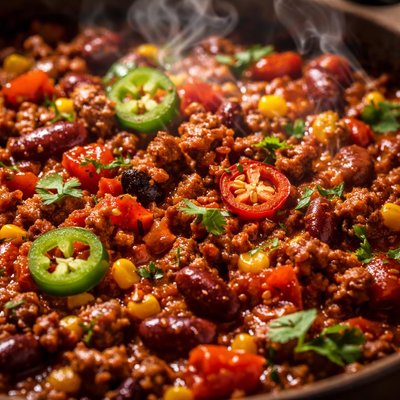 Image of Spicy Italian Mexican Chili Ragu