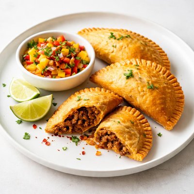 Image of Spicy Jamaican Meat Pies with Island Salsa