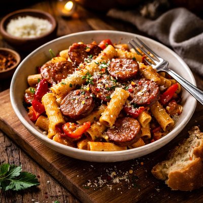 Image of Spicy Kielbasa Pasta