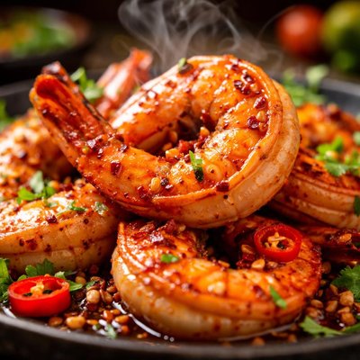 Image of Spicy King Prawns