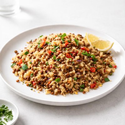 Image of Spicy Lentil Rice Pilaf