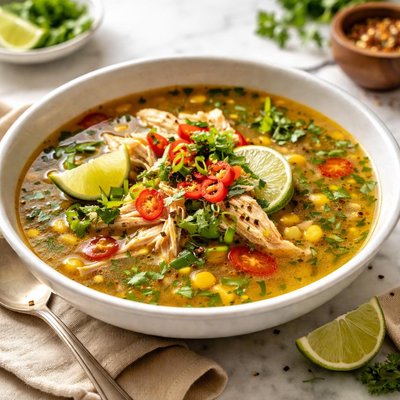 Image of Spicy Lime Cilantro Soup