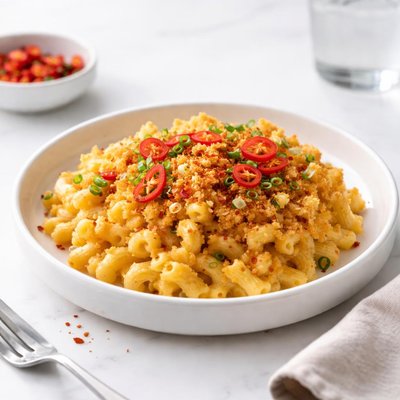Image of Spicy Macaroni and Cheese Casserole