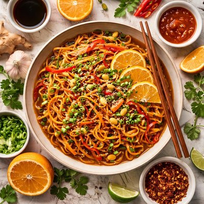 Image of Spicy Mandarin Noodles