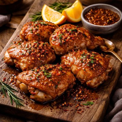 Image of Spicy Marmalade Glazed Chicken