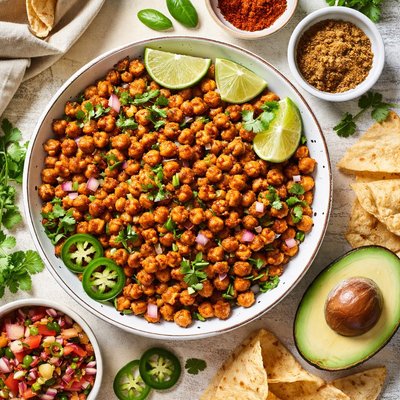 Image of Spicy Mex Style Chickpea Snacks