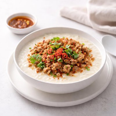 Image of Spicy Minced Pork Rice Porridge