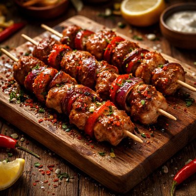 Image of Spicy Mini Pork Kabobs