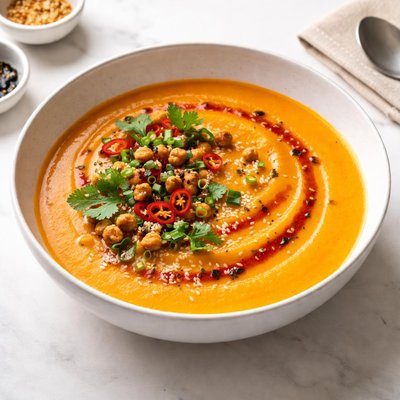 Image of Spicy Miso and Pumpkin Soup