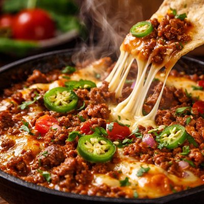 Image of Spicy Mozzarella Beef Dip