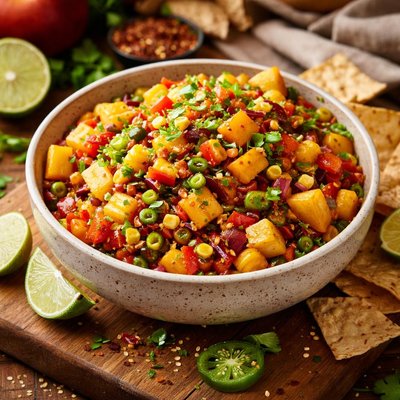 Image of Spicy Nectarine and Corn Salsa