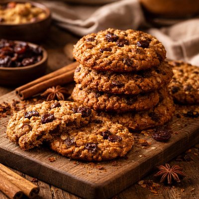 Image of Spicy Oatmeal Raisin Cookies
