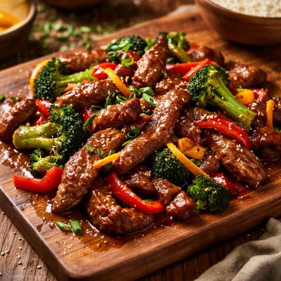 Image of Spicy Orange Beef Stir Fry