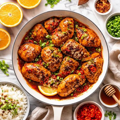 Image of Spicy Orange Ginger Chicken