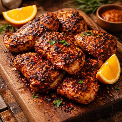 Image of Spicy Orange Paprika Grilled Chicken