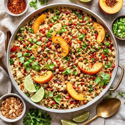 Image of Spicy Peach Pilaf