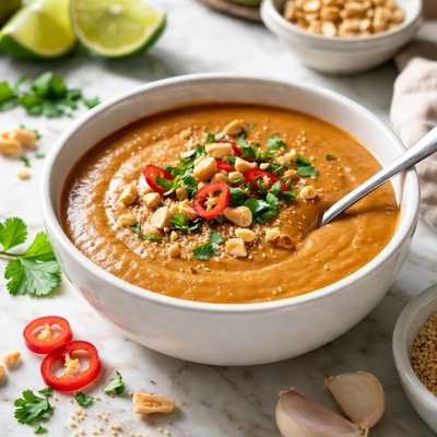 Image of Spicy Peanut Sauce from Eating Well