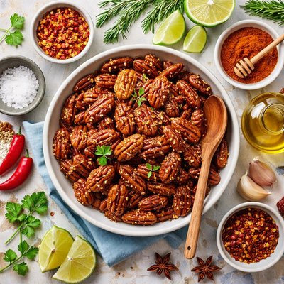 Image of Spicy Pecans or Walnuts
