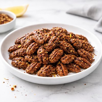 Image of Spicy Pecans with Extra Spicy Lemon Pepper Seasonings