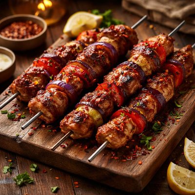 Image of Spicy Pork Kabobs