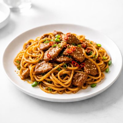 Image of Spicy Pork Lo Mein