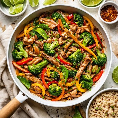 Image of Salteado Picante de Cerdo Vegetariano