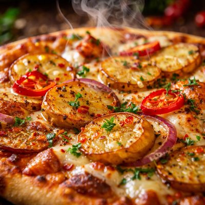 Image of Spicy Potato Pizza