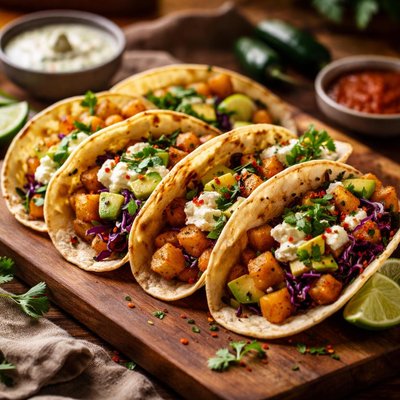 Image of Spicy Potato Tacos