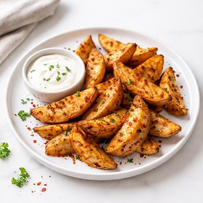 Image of Spicy Potato Wedges with Ranch