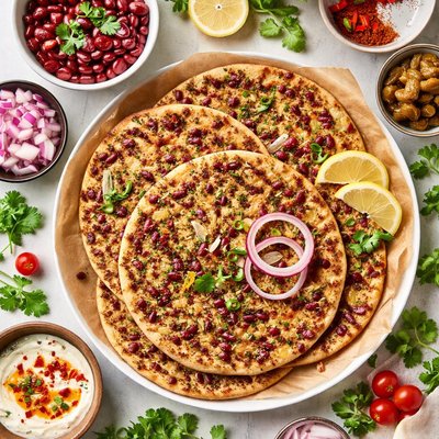 Image of Spicy Rajma Red Kidney Beans Parathas