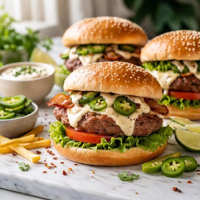 Image of Spicy Ranch Burgers