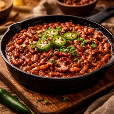 Image of Spicy Red Eye Baked Beans