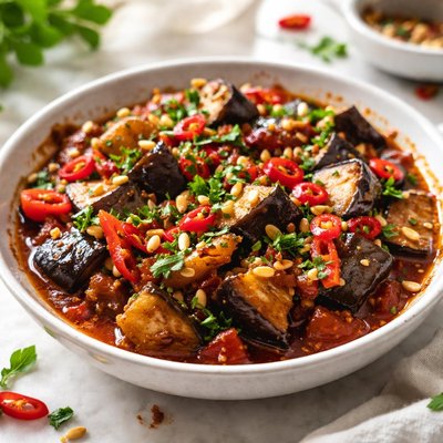 Image of Spicy Red Pepper Eggplant Confit