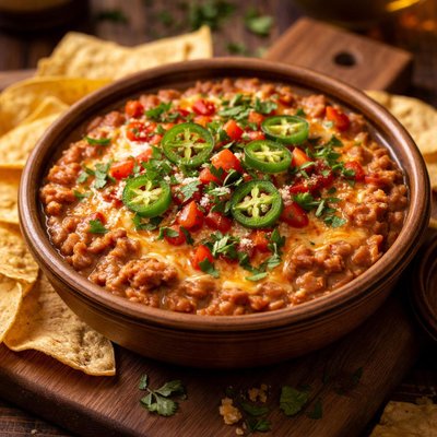 Image of Spicy Refried Bean Dip
