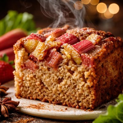 Image of Spicy Rhubarb Cake