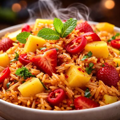Image of Spicy Rice with Fruit