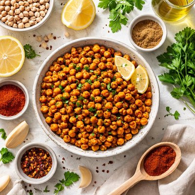 Image of Spicy Roasted Chickpeas