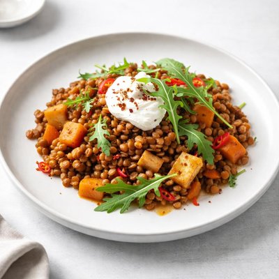 Image of Spicy Root Lentil Casserole