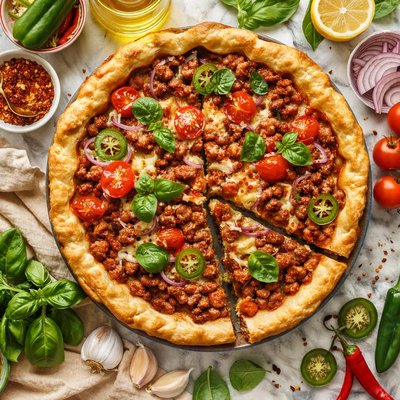 Image of Spicy Sausage Pie