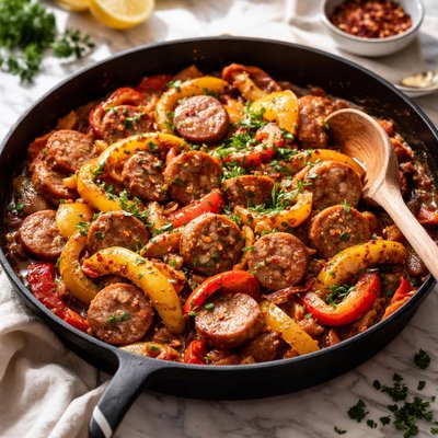 Image of Spicy Sausage Skillet