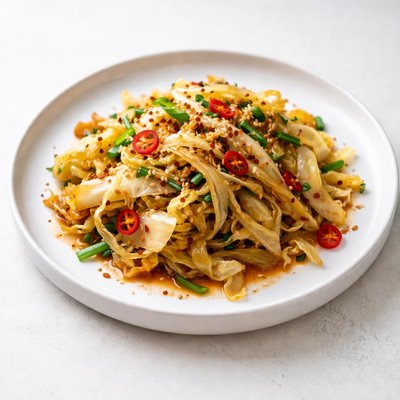 Image of Spicy Sauteed Cabbage
