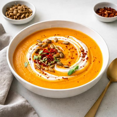 Image of Spicy Savory Pumpkin Soup