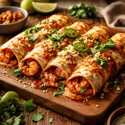 Image of Spicy Shrimp Enchiladas