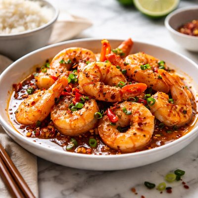 Image of Spicy Shrimp in Chile Sauce