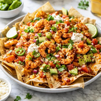 Image of Spicy Shrimp Nachos