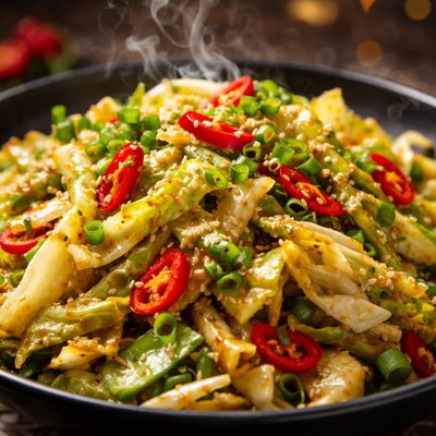 Image of Spicy Simple Cabbage Salad