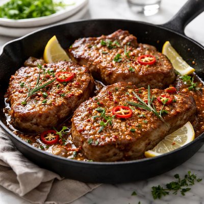 Image of Spicy Skillet Pork Chops